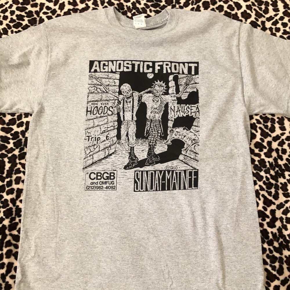 Agnostic Front Nausea Vintage Flyer Tee